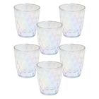JENNY OPAL - 6 TUMBLER 320 CCGLASS TRASPARENTE OPALESCENTE