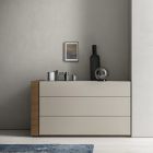 Drawer dresser Homy Dolomite Eco Limo/Matwood Coffee