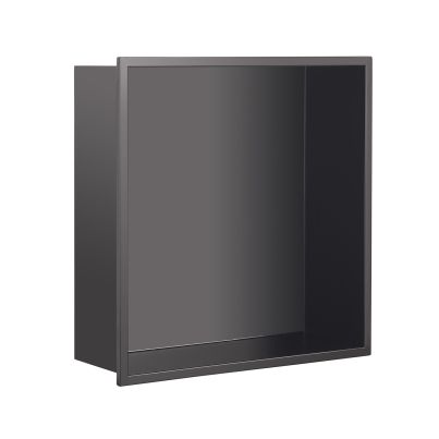 Wall/shower Niche 30x30 Cm GEDY Guest, Matt Black