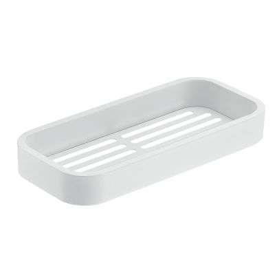 Shower Basket GEDY Outline rectangular, Matt White