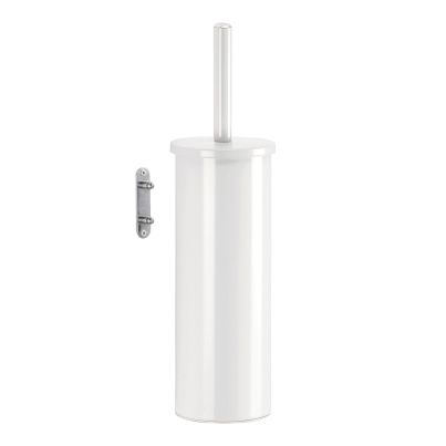 Wall-Mounted Toilet Brush with Holder GEDY Flip, White