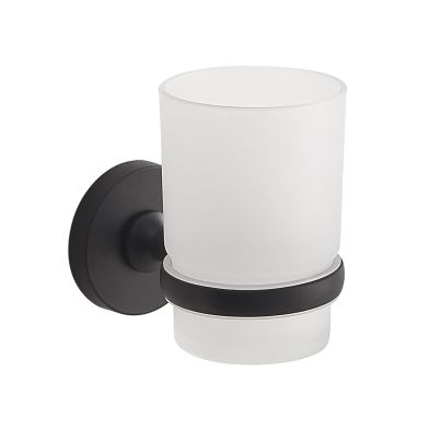 Toothbrush Holder GEDY Felce, Matt Black