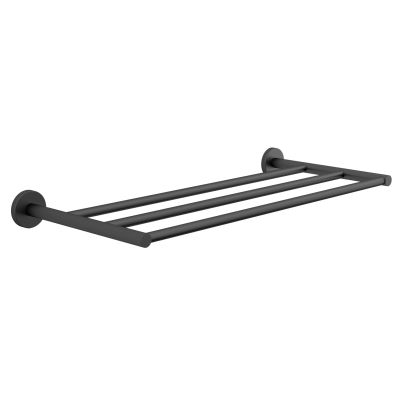 Shelf For Towels GEDY Felce, Matt Black