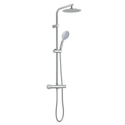 Shower column GEDY Easy Mix 02, Thermostatic mixer, Chrome
