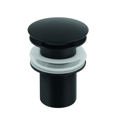 Click-Clack washbasin drain GEDY, matt black