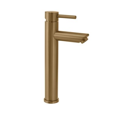 High Mixer For Washbasin GEDY Garda, Matt Gold