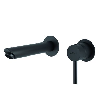 Wall Mixer For Washbasin GEDY Garda, Matt Black