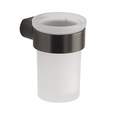 Toothbrush Holder GEDY Pirenei, Gun Metal