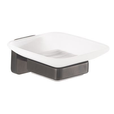 Soap Holder GEDY Tonga, Gun Metal