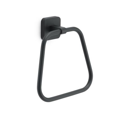 Towel Holder Ring GEDY Tonga, Matt Black