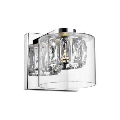 LED Wall lamp GEM W0389-01A-B5AC 5W 3000K chrome