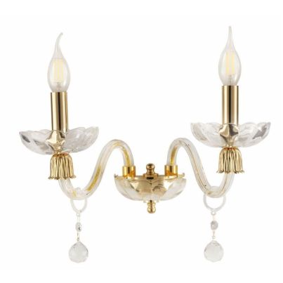 ROXANNE/2L Wall Lamp 2XE14 Gold