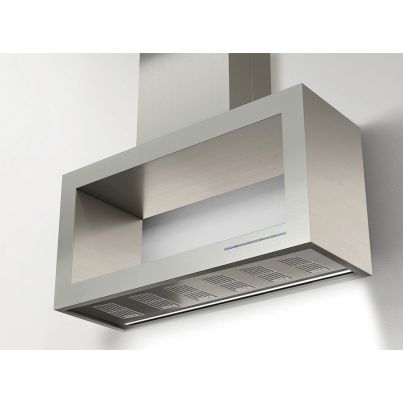 Decorative wall hood P-960 100cm V.1250 eco inox