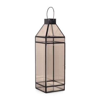 Lantern SIWAN 16x16x52,7 cm. black