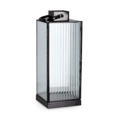 Lantern TEHRI 14x14x37,5cm black