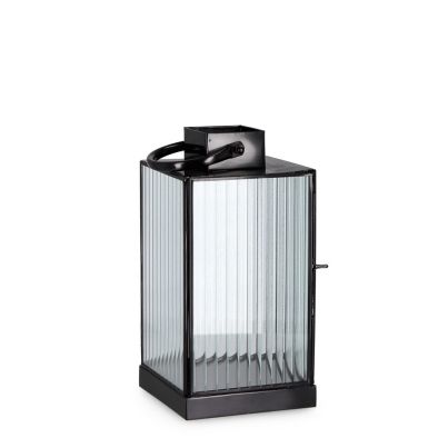 Lantern TEHRI 14x14x27,5cm black