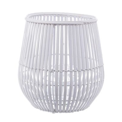 Lantern KENZIE 25x25cm white