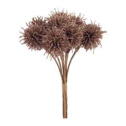 Decorative branch ROB GLITTER 18 cm. brown