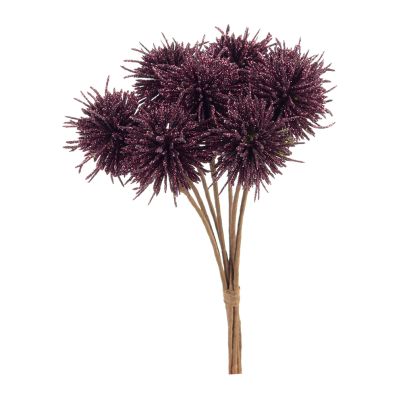 Decorative branch ROB GLITTER 18 cm. purple