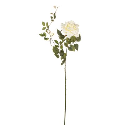 Artificial flower ROSE 76 cm. white