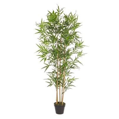 Artificial plant with pot BAMBOO 155 cm. green