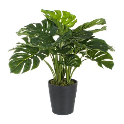 Artificial plant with pot PHILODENDRON 65 cm. green