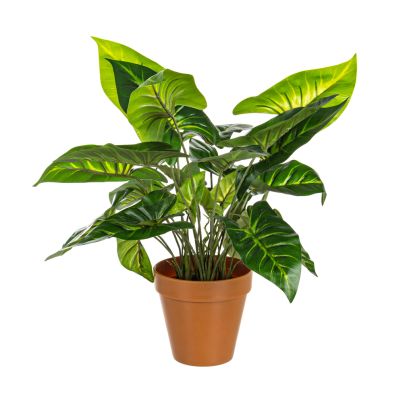 Artificial plant with pot CALADIO 45 cm. green