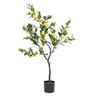 Artificial plant with pot LEMON 120 cm. green/yellow