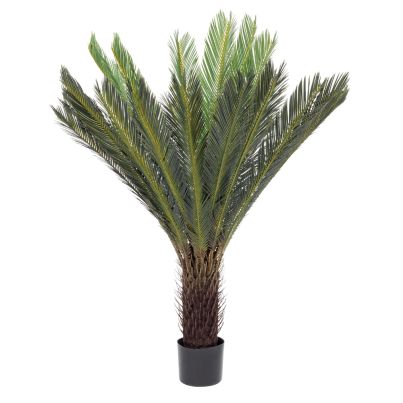 Artificial plant with pot CYCAS 120 cm. green