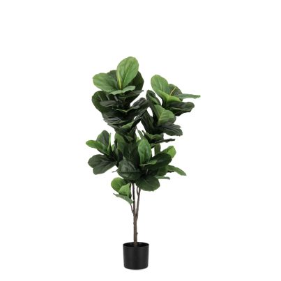 Artificial plant with pot FICUS LYRATA 120 cm. green