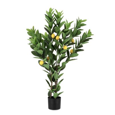 Artificial plant with pot LEMON 115 cm. green/yellow