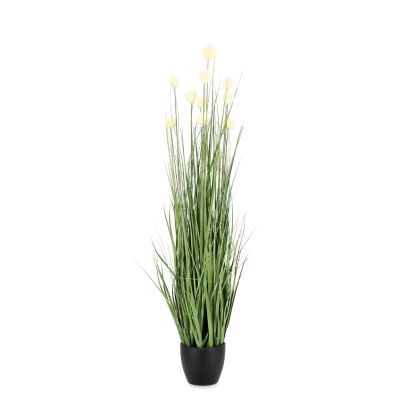 Artificial plant with pot ERIOPHORUM 45x75 cm. white