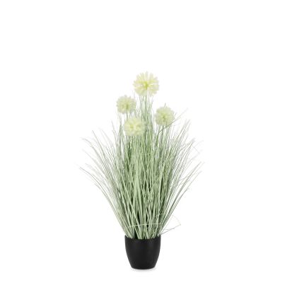 Artificial plant with pot CEBOLLA 45x110 cm. white