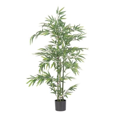 BAMBOO PLANT W-VASE H130