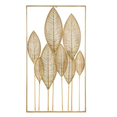 Wall decoration ADHIRA 52.5x2x95 cm. gold