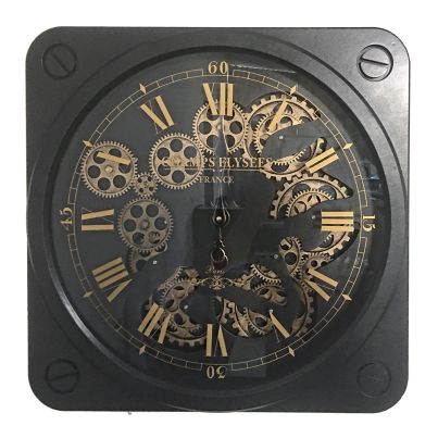 Wall clock ENGRENAGE 49.5x7.5x49.5cm