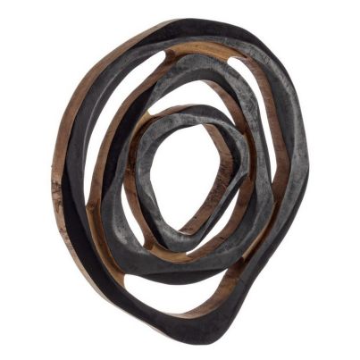 LENWOOD BLACK WALL DECORATION L