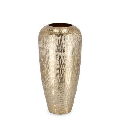 Decorative vase holder LATHE 19x39,5 cm. gold