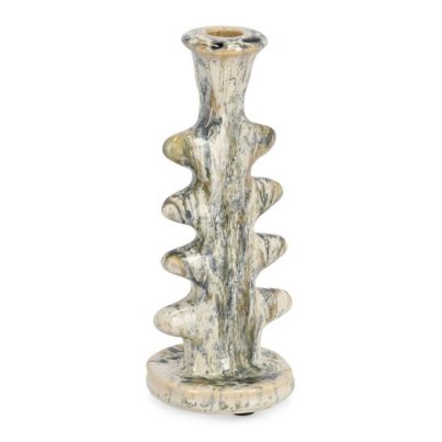 ESMA MELANGE GR BL. CANDLE H. 1P H24