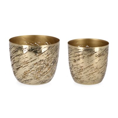 Candle holder KARINE 2 pcs./set gold