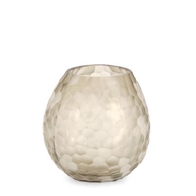 Decorative vase SAMPUR 19,5 cm. beige