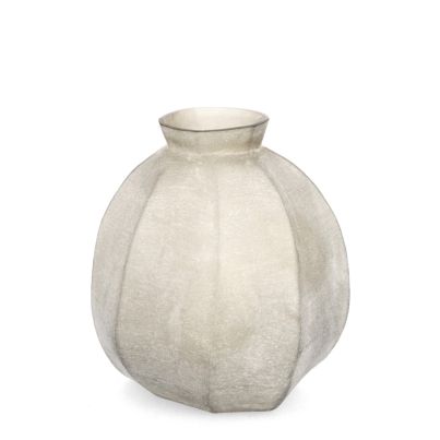 Decorative vase MIRISSA 37 cm. beige