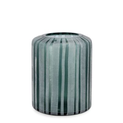 Glass Vase Bizzotto, Aruni, 17x27, Blue-Grey