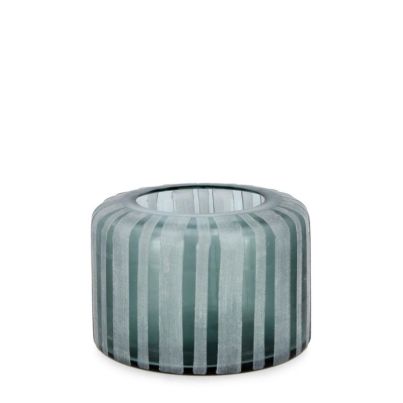 Glass Vase Bizzotto, Aruni, 17x21.5, Blue-Grey