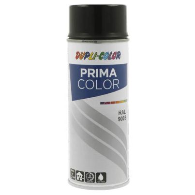 Spray Paint PRIMA COLOR RAL 9005, Jet Black, Glossy, 400 ml