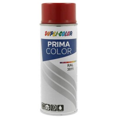 Spray Paint PRIMA COLOR RAL 3011 Deep Red, 400 ml