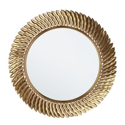 Wall mirror with metal frame SAFI 72x3cm gold