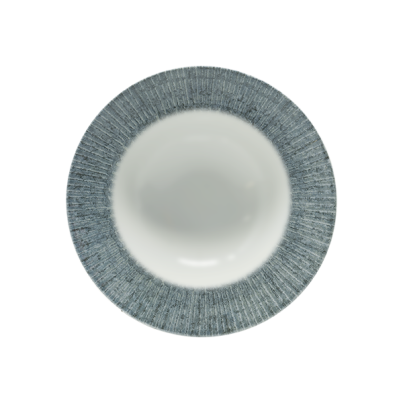 Pasta plate SATURNIA Space, 26,5 cm, grey-blue
