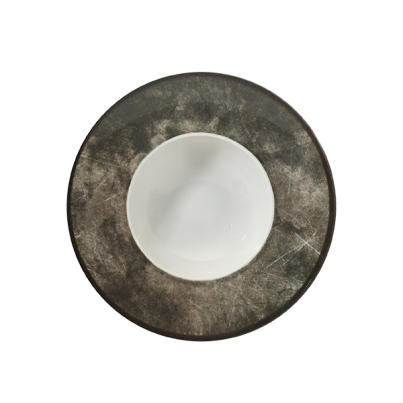 Pasta plate SATURNIA Brown Sketch, 27,5 cm, brown