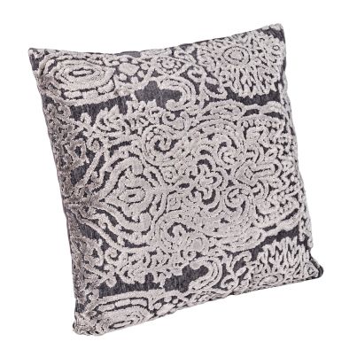 Decorative pillow DELHI 50x50 cm. dark gray